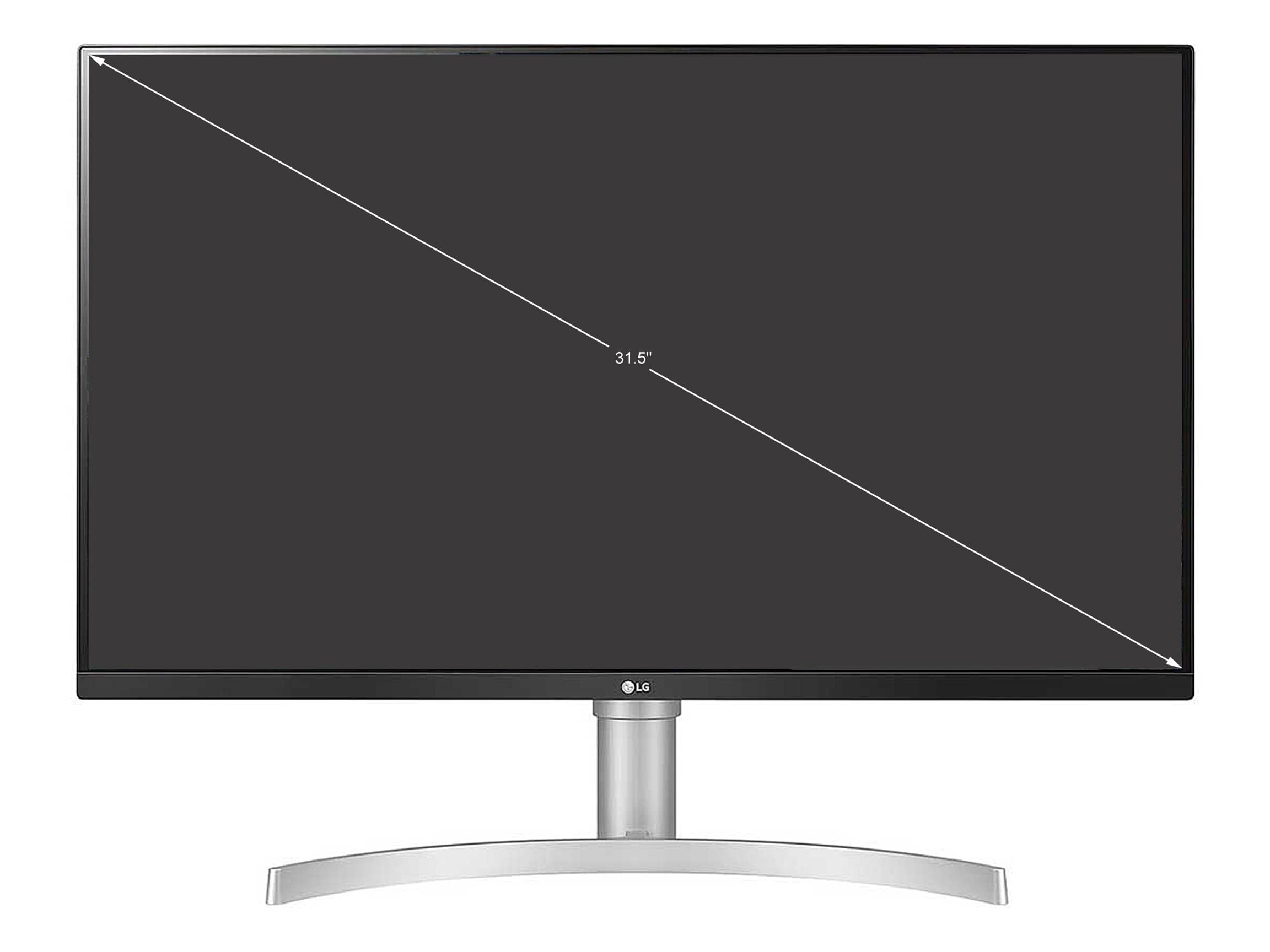 LG 32UN550-W Monitors New Silver
