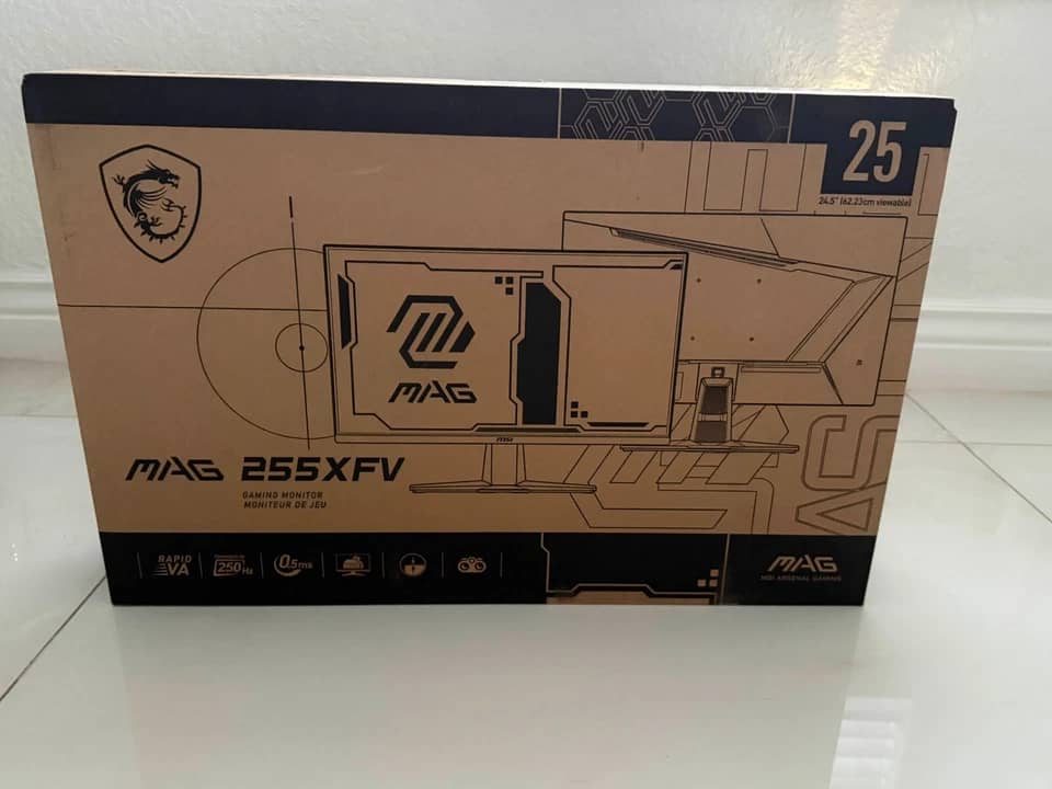 MSI MAG255XFV Monitors New Black