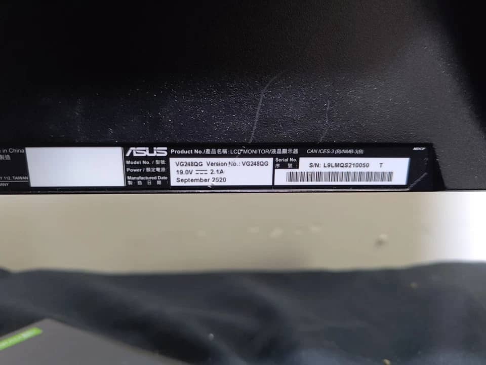 ASUS VG248QG Monitors New Black