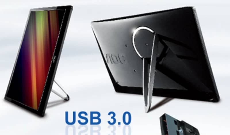 AOC E1659FWU Monitors New Black