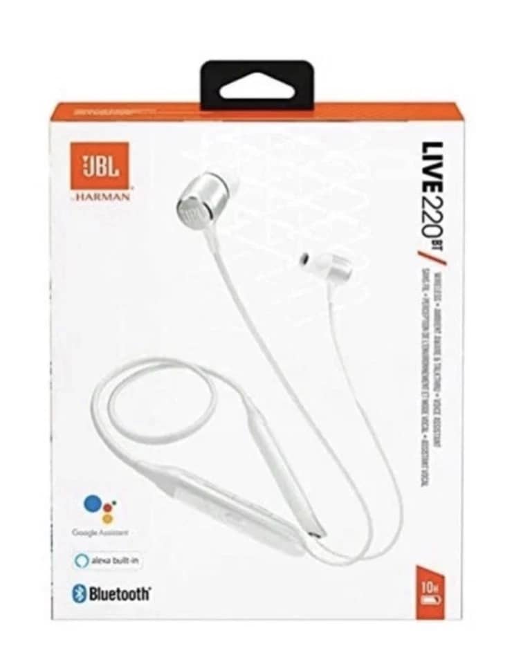 JBL Live 220TWS Headphones & Earbuds New White