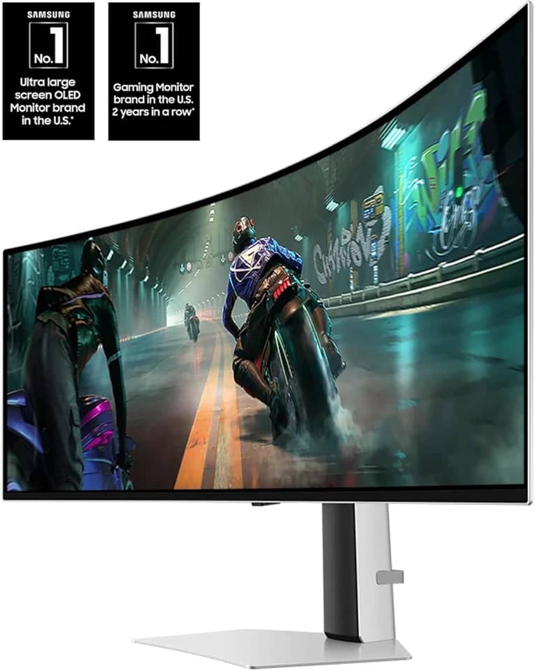 Samsung Odyssey Neo G9 Monitors New Silver