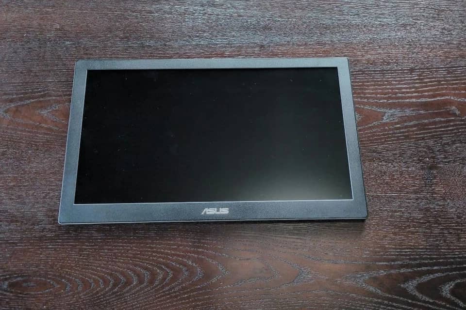 ASUS MB168B Monitors Used - Good Red