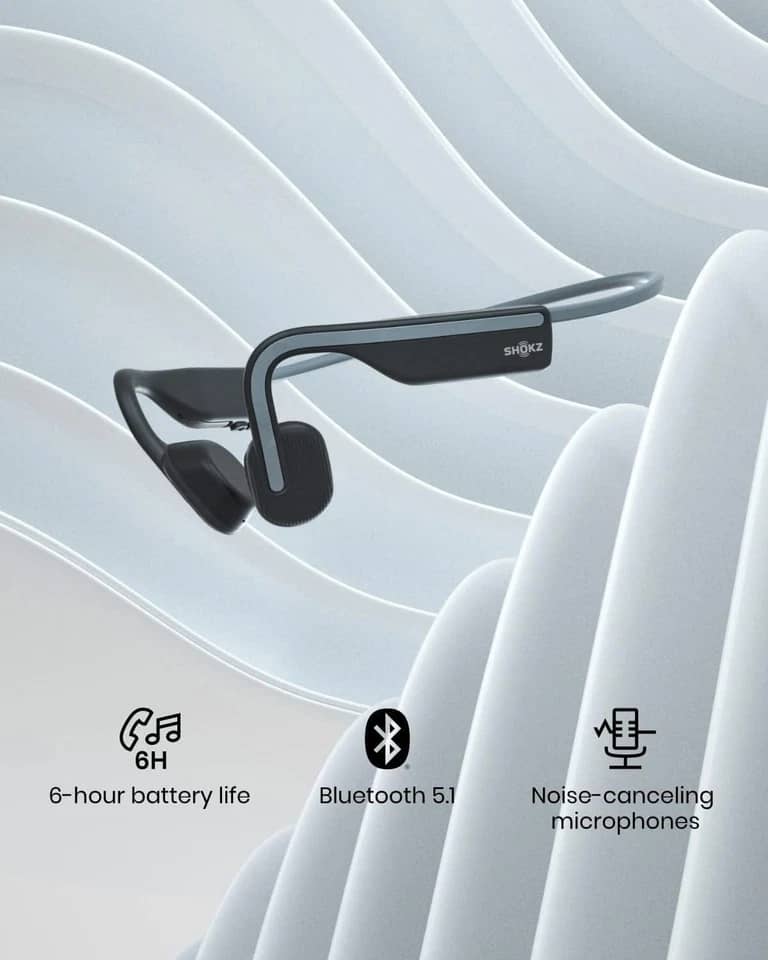 Shokz OpenMove Headphones & Earbuds New Blue