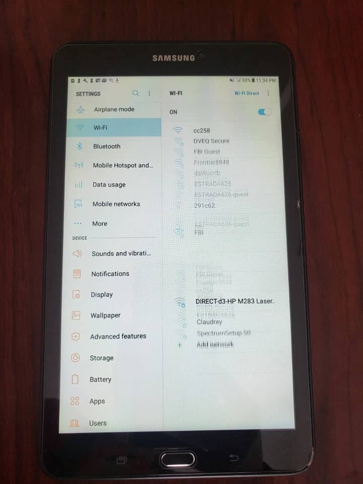 Samsung Galaxy Tab E Tablets Black 16GB New