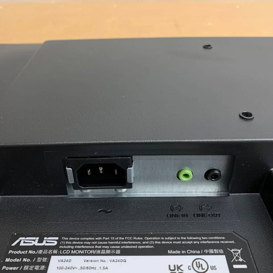 ASUS VA24DQ Monitors New Black
