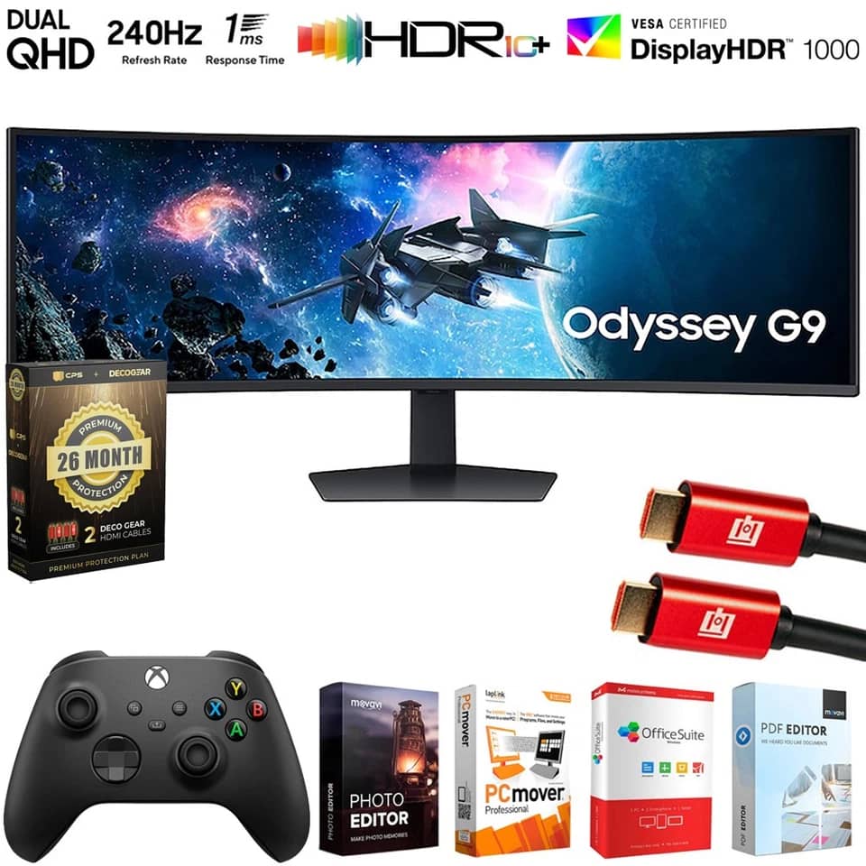 Samsung Odyssey G9 Monitors New Black