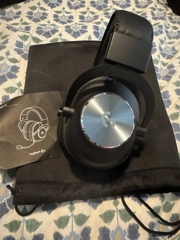 Logitech G Pro X Headphones & Earbuds New Black
