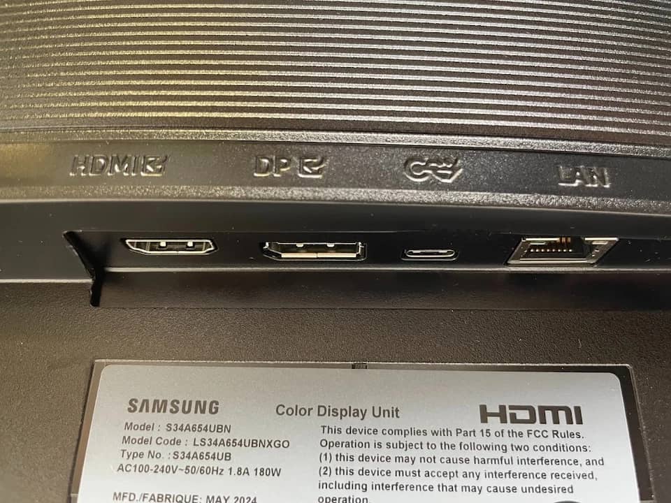 Samsung S65UA Monitors New Black
