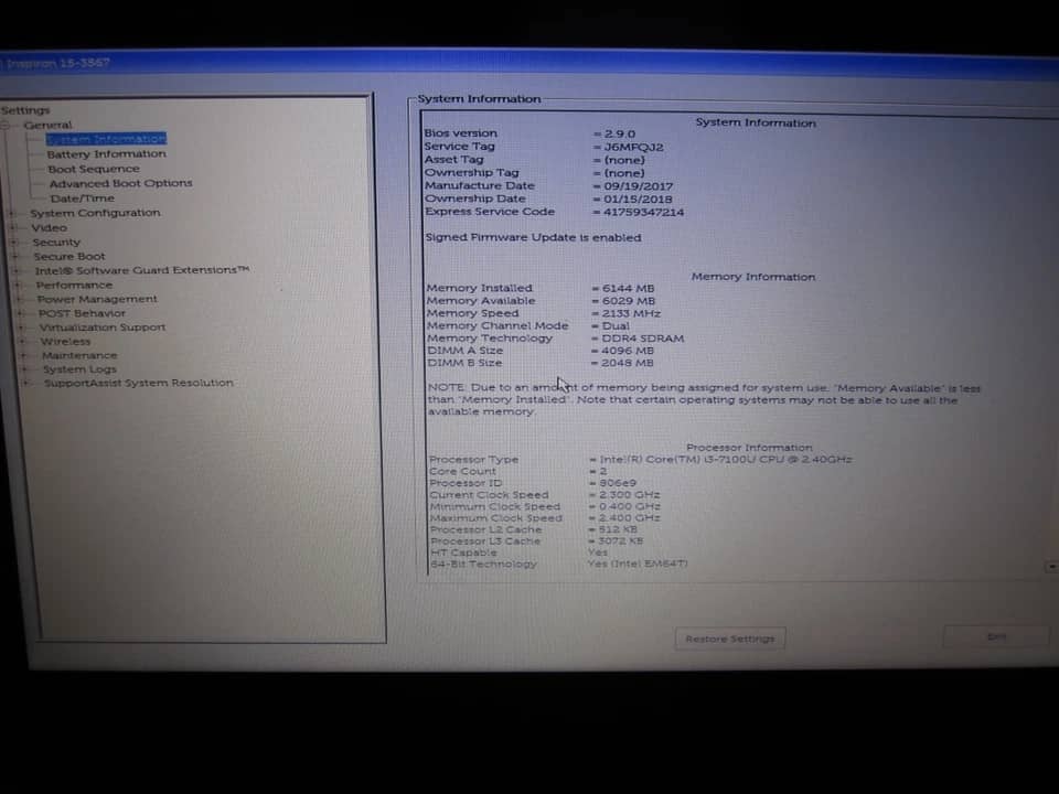 Dell Inspiron 15 3567 Computers New 1TB 8GB