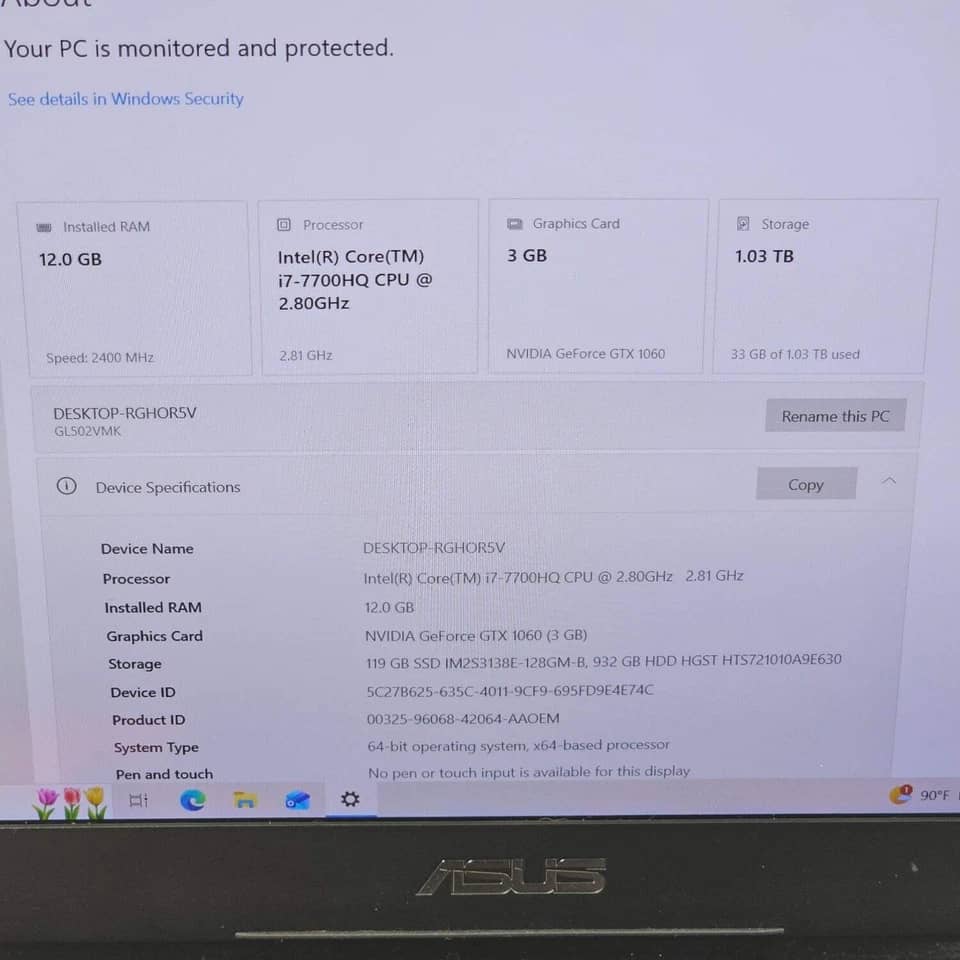ASUS ROG Strix G15 Computers New 512GB 8GB
