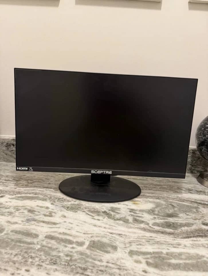 HP P204 Monitors Open-Box Excellent Black