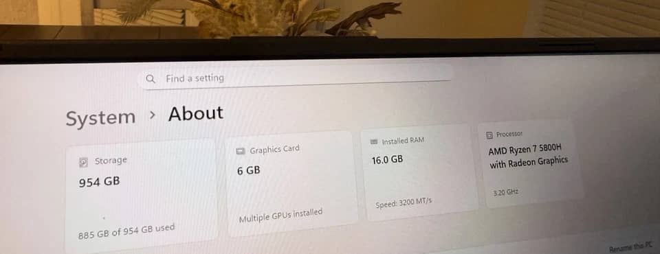 ASUS ROG Strix G17 Computers New 1TB 16GB