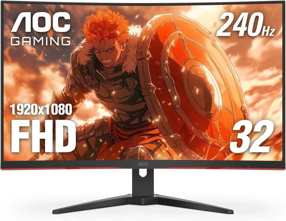 AOC C32G2ZE Monitors New Black