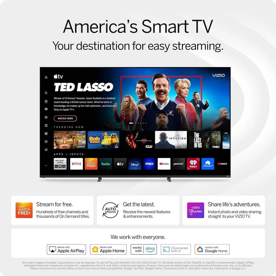 VIZIO m65q6-l4 TVs Refurbished - Good Black