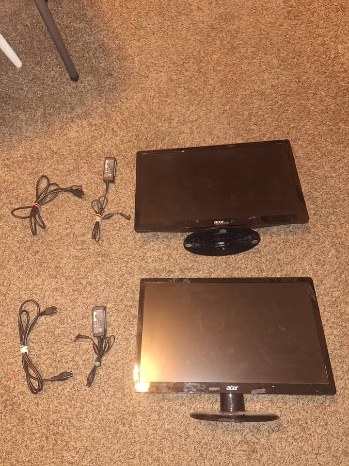 Acer S220HQL Monitors Open-Box Excellent Black