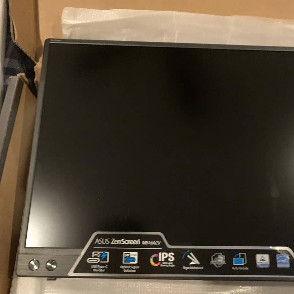 ASUS MB16ACV Monitors New Black
