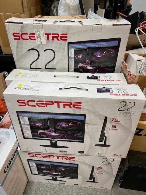 Sceptre E229W Monitors New Black