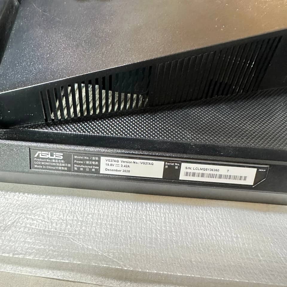 ASUS VG27AQ Monitors New Black