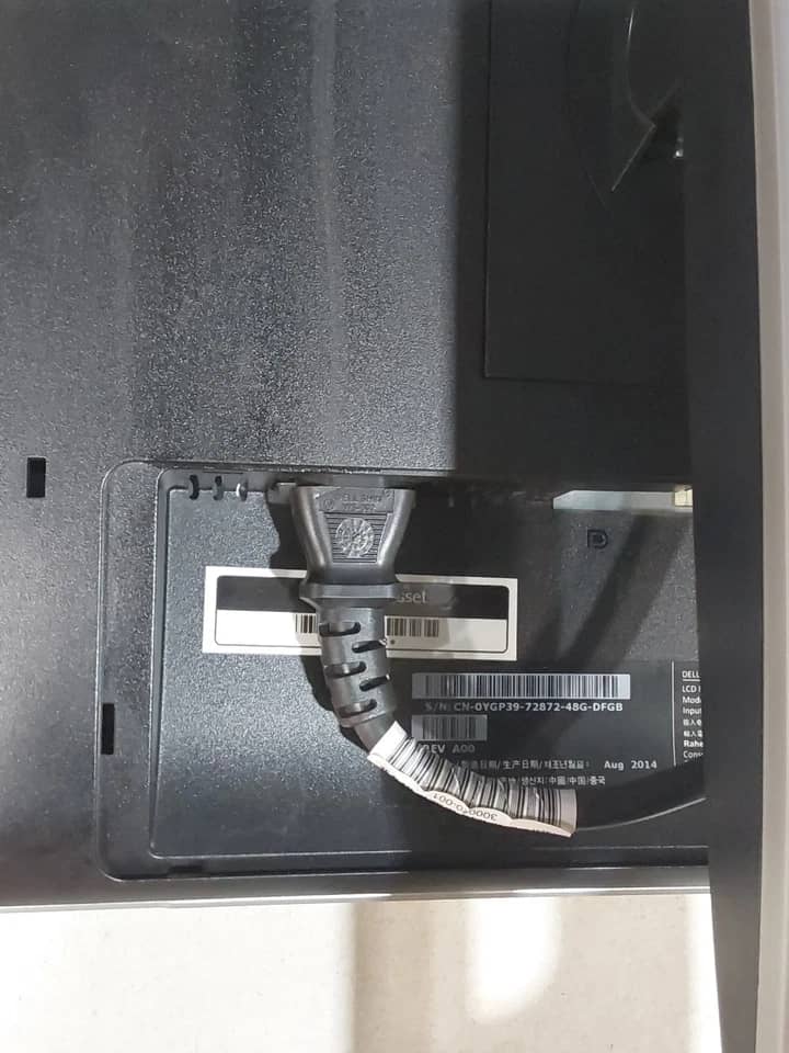 Dell P1914S Monitors Used - Good Black