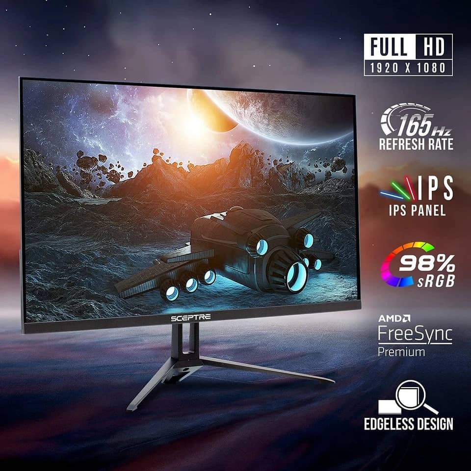 Sceptre E248B Monitors Used - Good Black