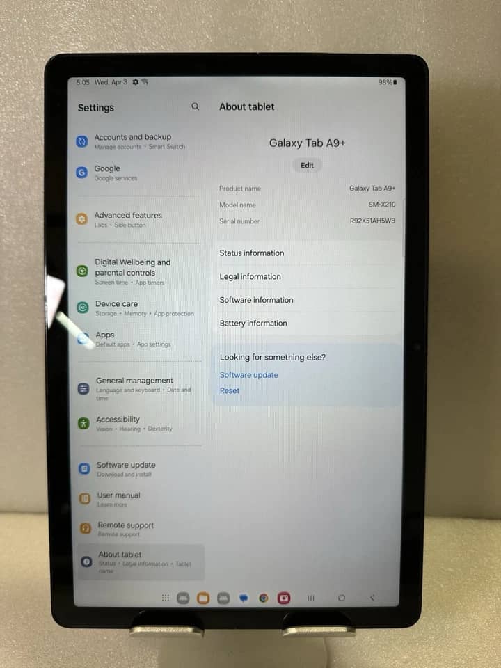 Samsung Galaxy Tab A9+ Tablets Gray 128GB New