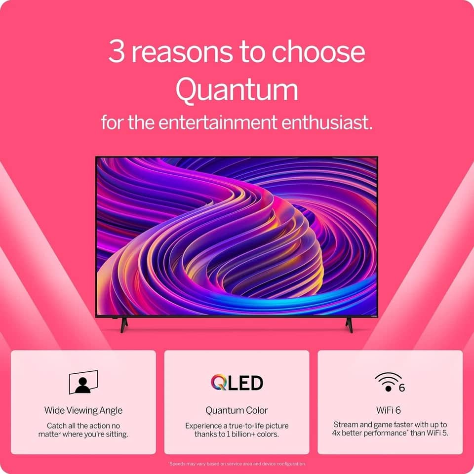 VIZIO m65q6-l4 TVs Refurbished - Good Black