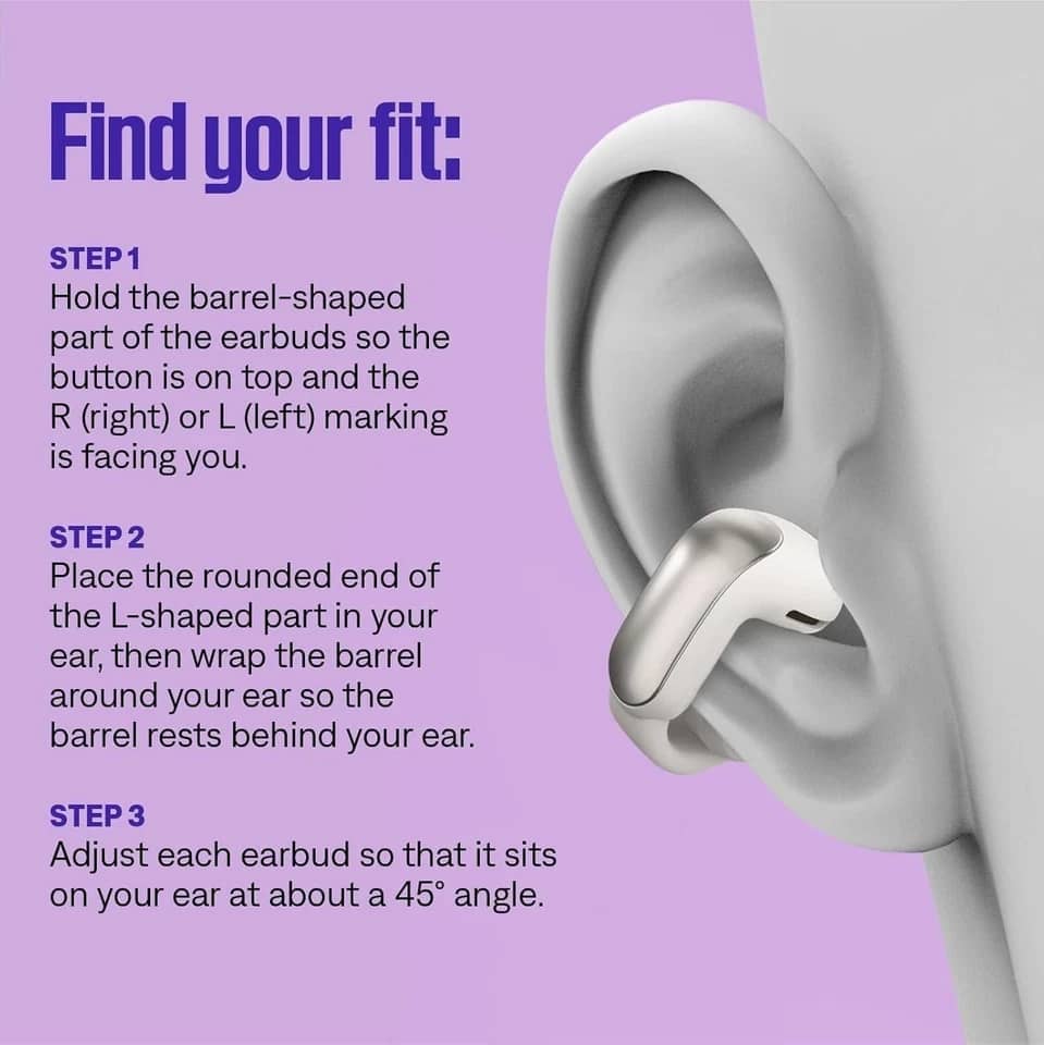 Bose Ultra Open Earbuds Headphones & Earbuds New White