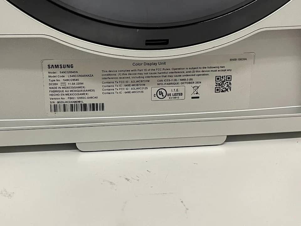Samsung Odyssey G9 Monitors New Black