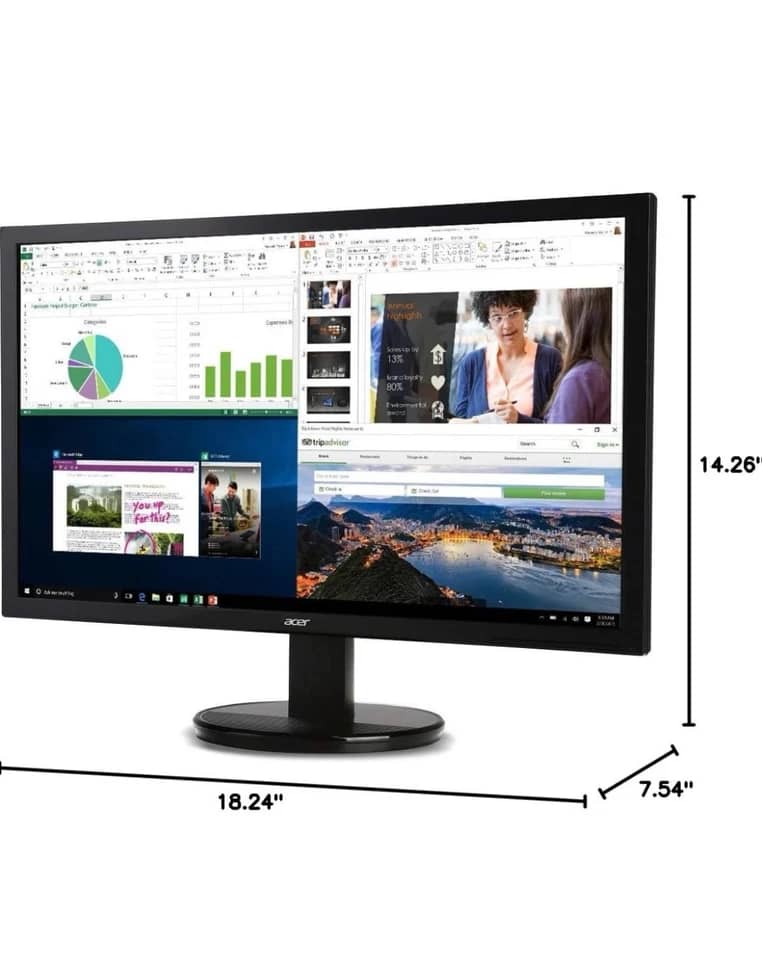 Acer K202HQL Monitors Open-Box Excellent Black