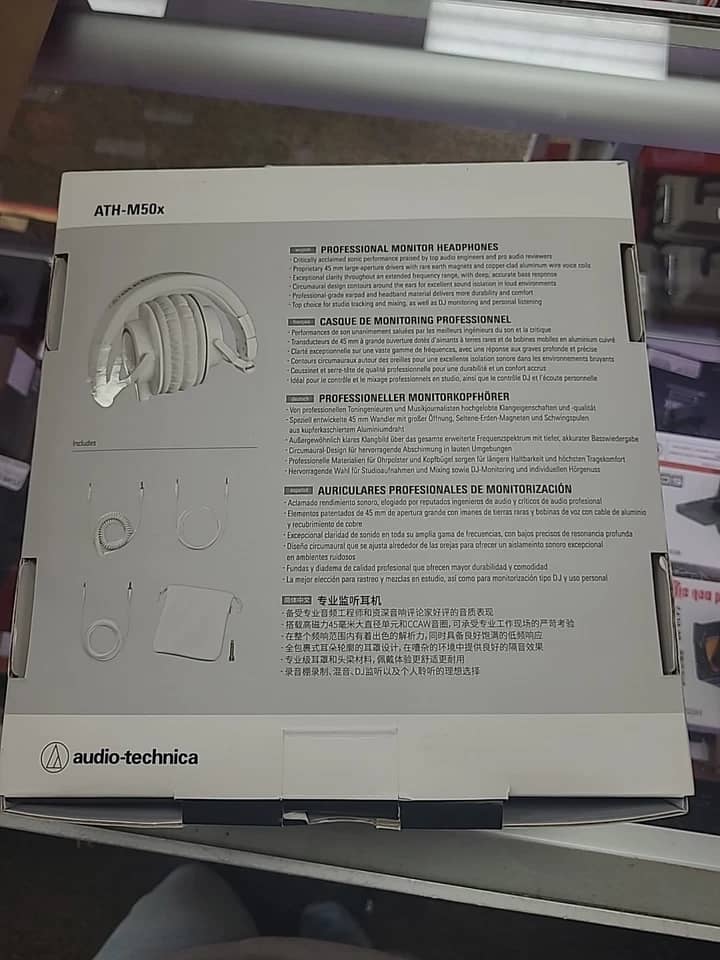 Audio-Technica ATH-M50x Headphones & Earbuds New Black