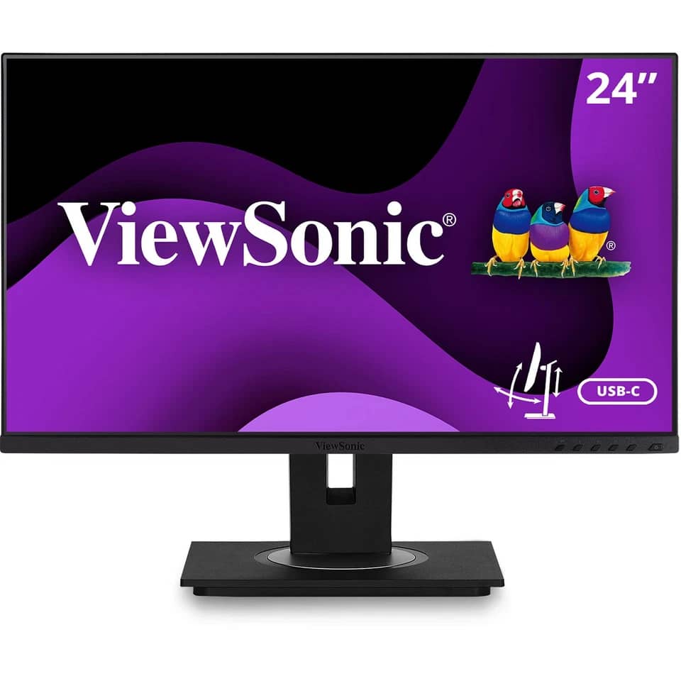 ViewSonic VG2456 Monitors New Black