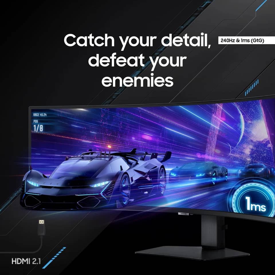 Samsung Odyssey G9 Monitors New Black