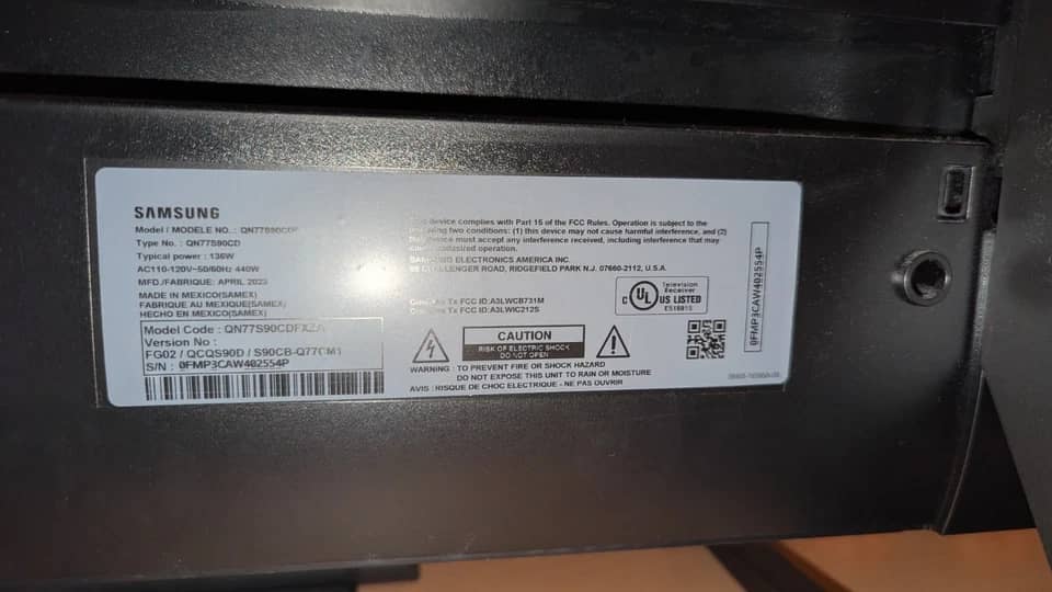 Samsung S90C TVs New Black