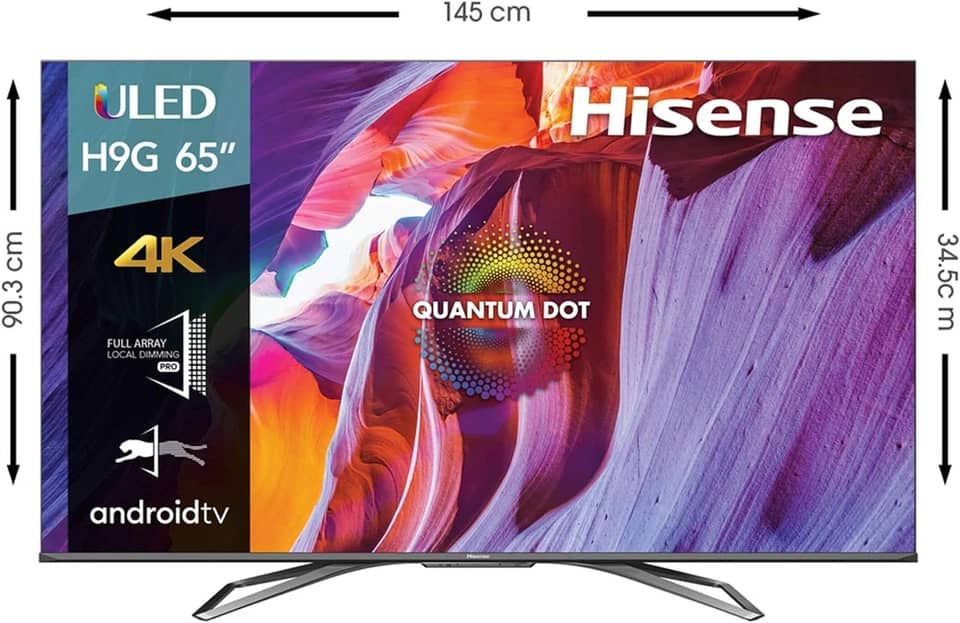 Hisense H9G TVs New Black