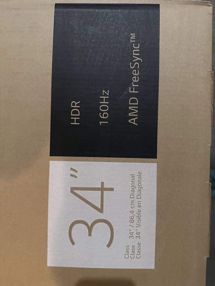LG 34WP60C-B Monitors Used - Good Black