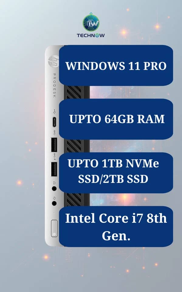 HP ProDesk 600 G4 Computers New 500GB 8GB