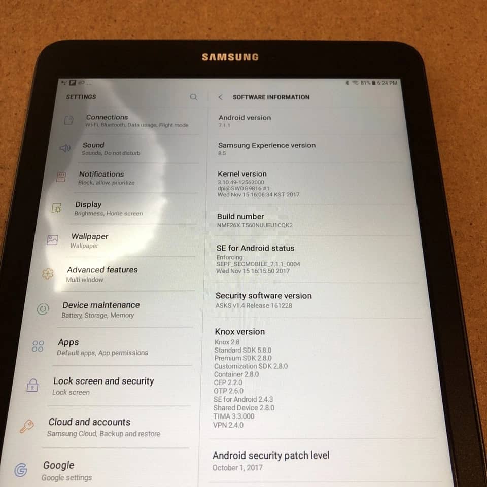 Samsung Galaxy Tab E Tablets White 16GB New
