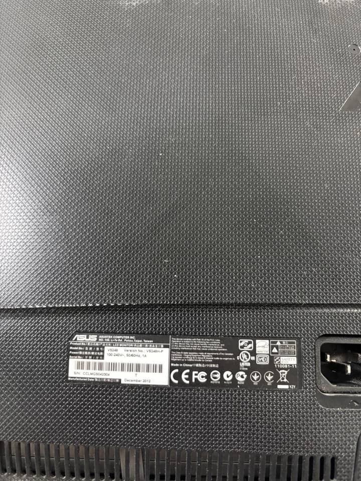 ASUS VA24DQ Monitors New Black