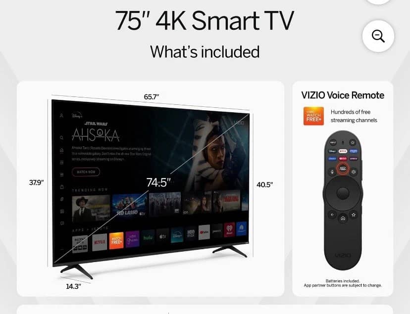 VIZIO D32f-J04 TVs New Black