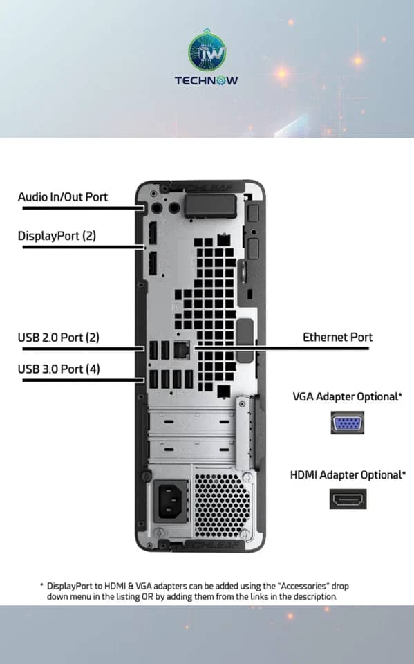 HP ProDesk 600 G3 Computers Refurbished - Excellent 256GB 8GB