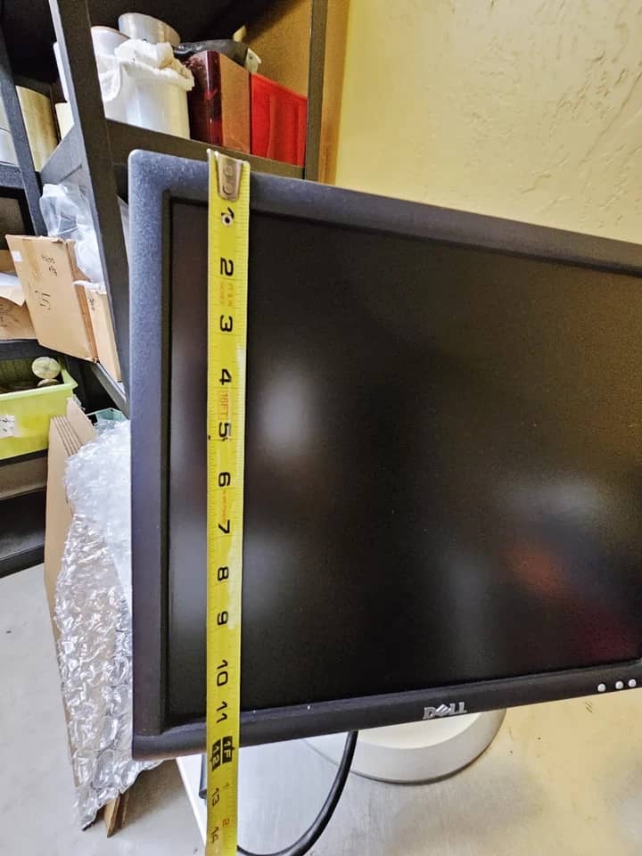 Dell 1704FP Monitors Used - Good Black