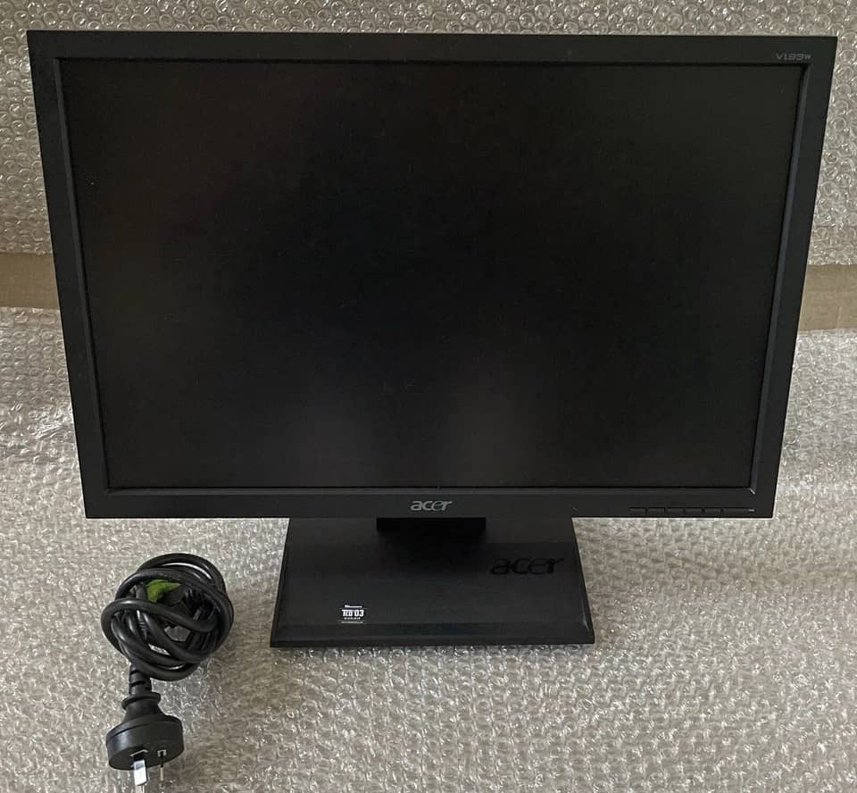 Acer V193W Monitors New Black