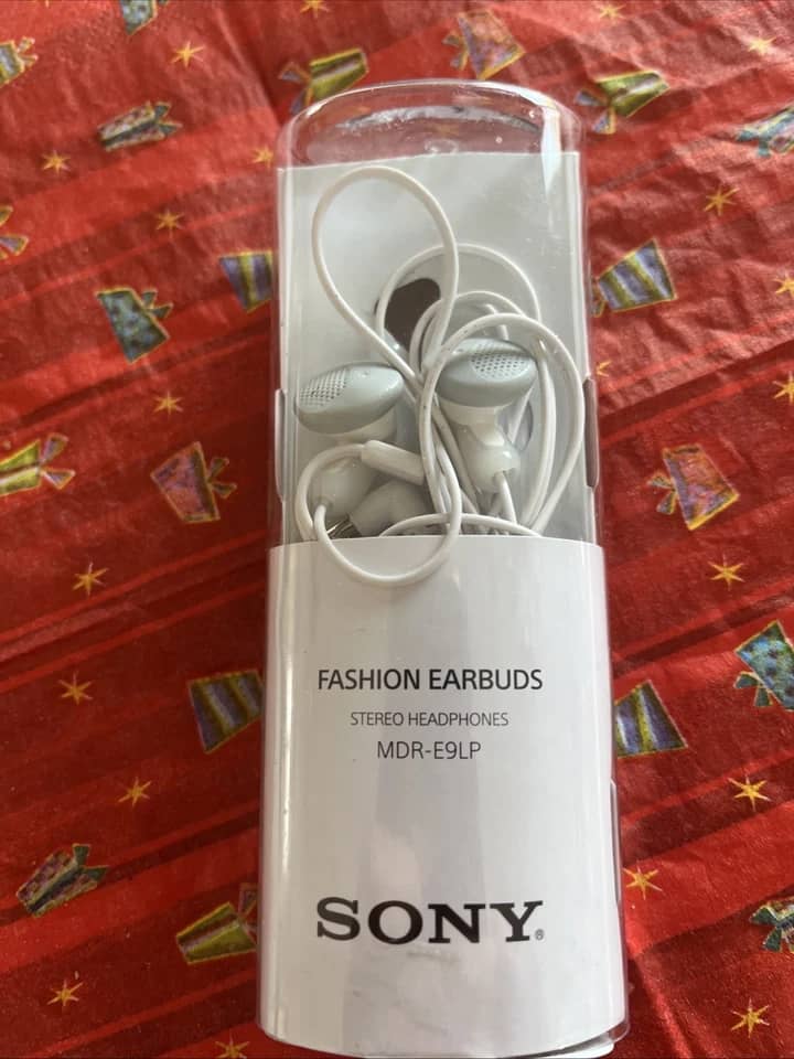 Sony MDRE9LP/BLK Headphones & Earbuds New White