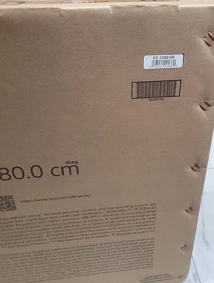 Sony kd32w830k TVs New Black