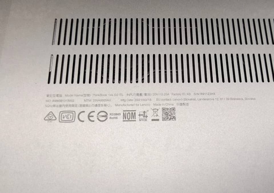 Lenovo ThinkBook 14 G2 Computers New 512GB 16GB