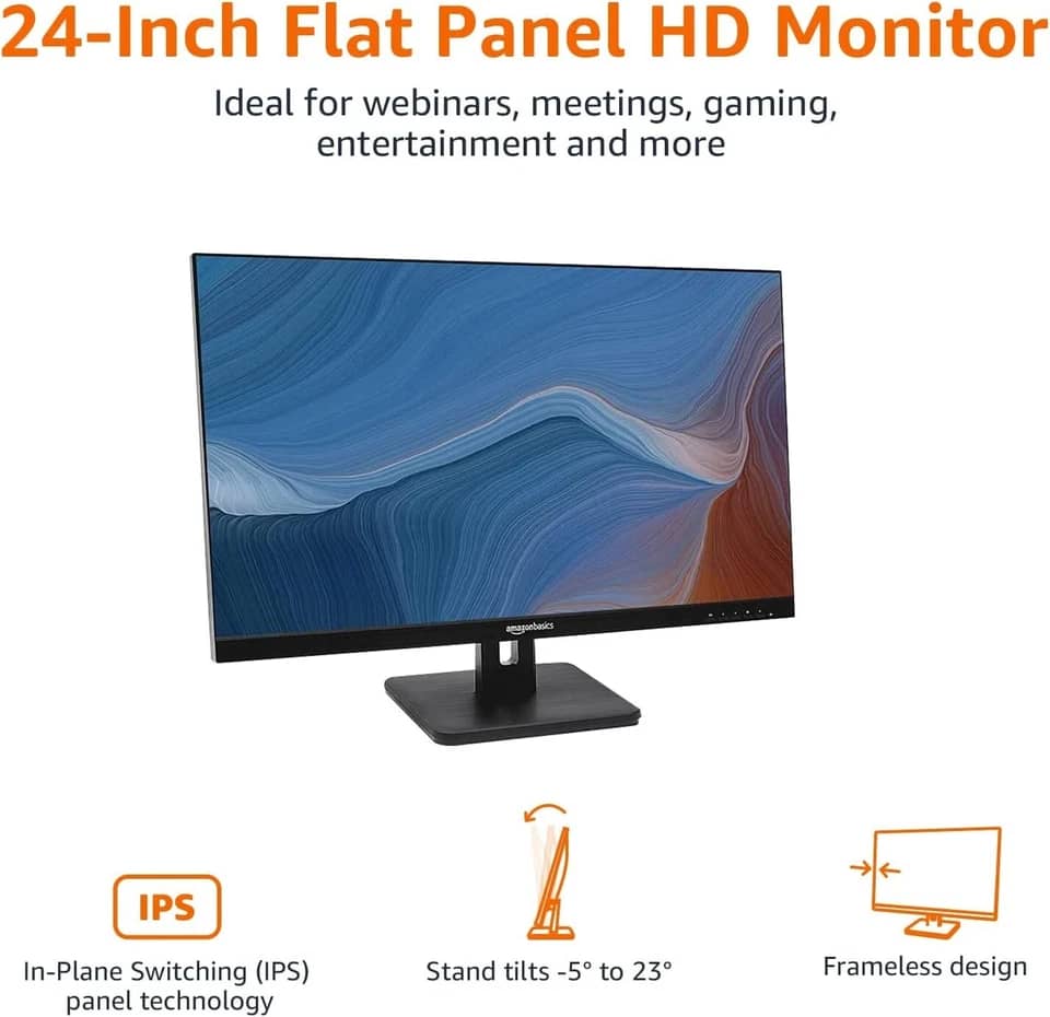 AOC 24E2QA Monitors New Black
