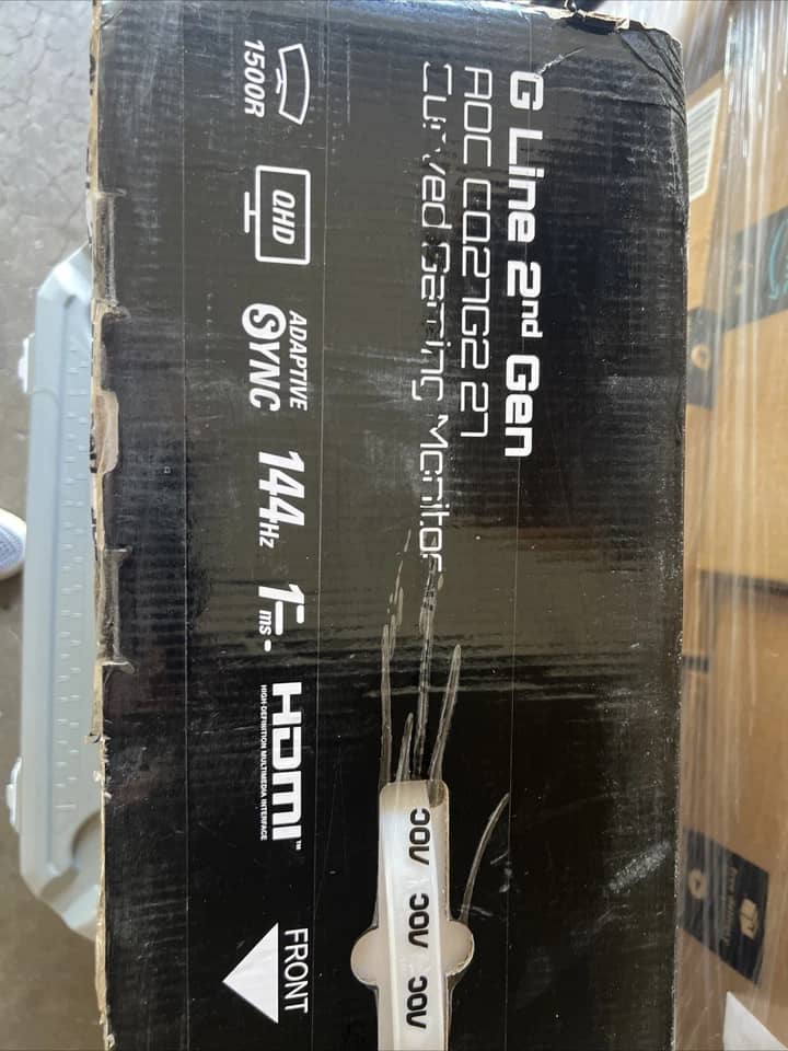 AOC CQ27G2 Monitors Open-Box Excellent Black