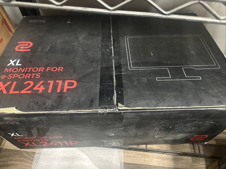 BenQ XL2411P Monitors Open-Box Excellent Black