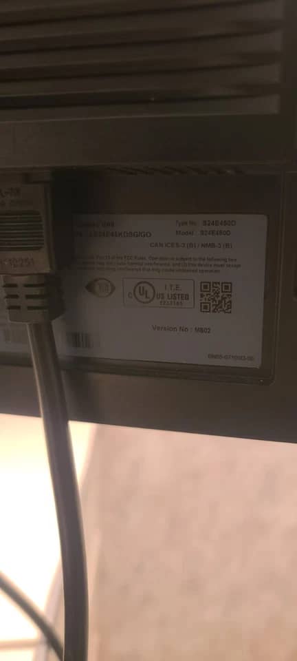 Samsung S24E450D Monitors Used - Good Black